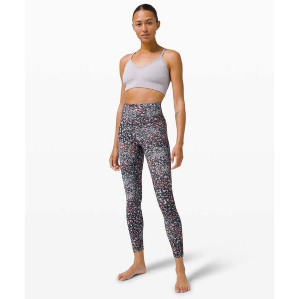 LULULEMON Align Pant 25" Size 4 Water Blossom Multi - Picture 2 of 7